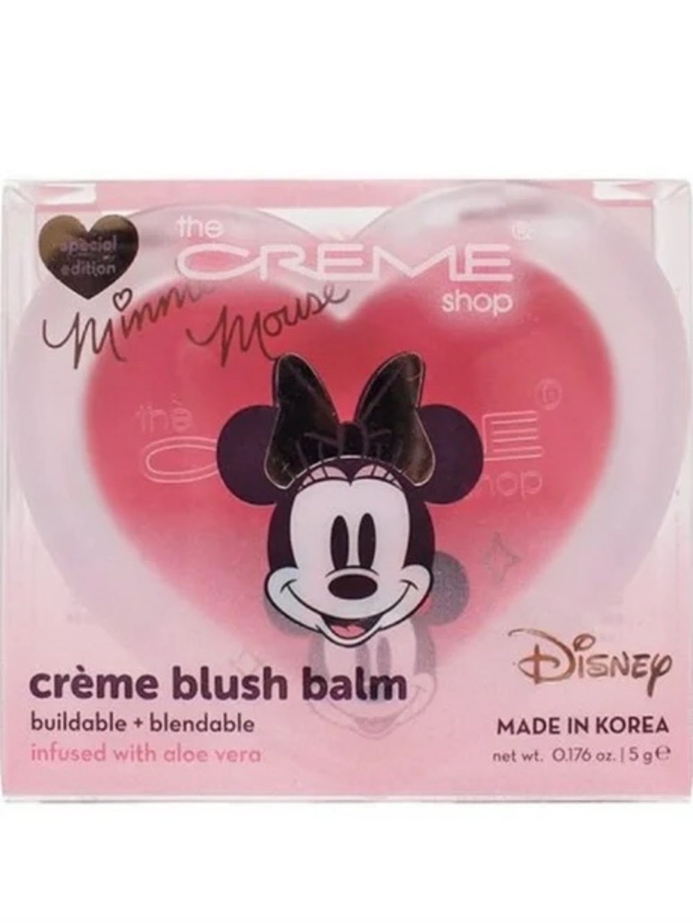 The Creme Shop x Disney Minnie Mouse Creme Blush Balm - Pink Heart